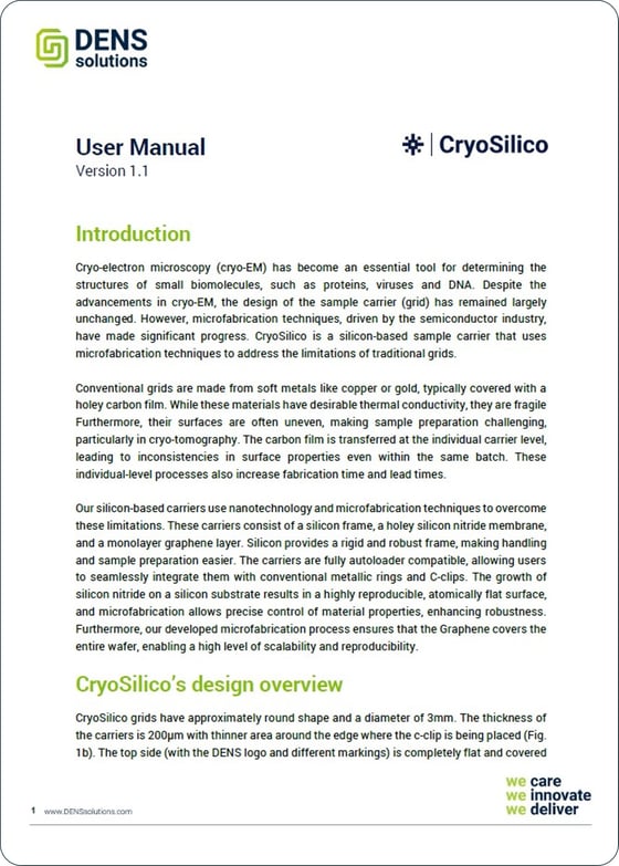 Download the CryoSilico User Manual