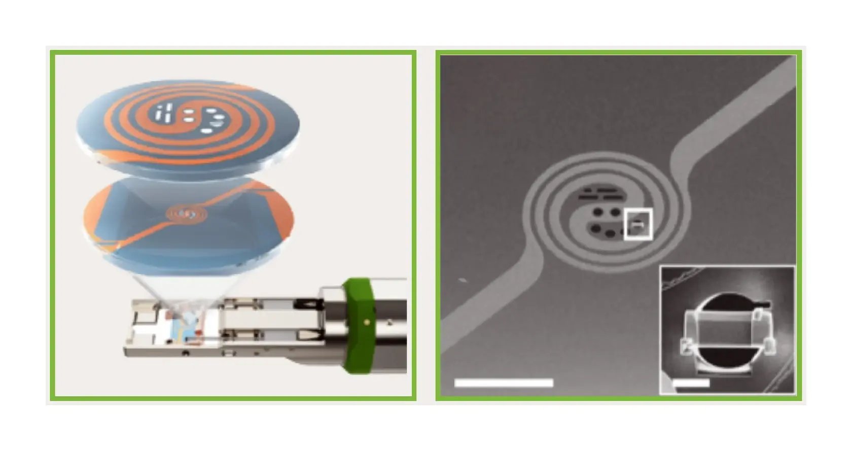 Drop-casting onto a Wildfire Nano-Chip, and a FIB lamella milled directly onto the chip