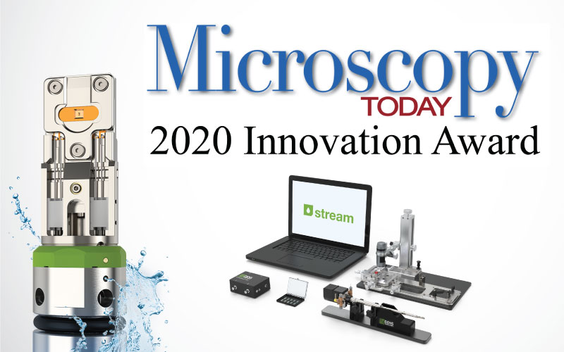 Stream LPEM system wins the Microscopy Today 2020 Innovation award