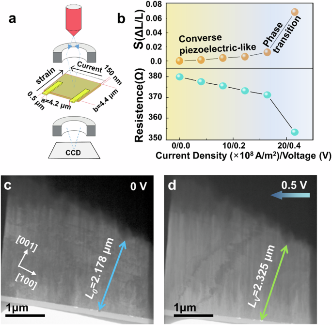 Current induced electromechanical strain in thin antipolar Ag2Se semiconductor