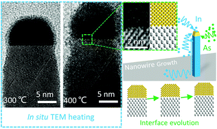In situ TEM observation of the vapour-solid-solid growth of < > 𝟎𝟎𝟏 InAs nanowires