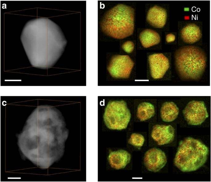 Interrogation of bimetallic particle oxidation in three dimensions at the nanoscale